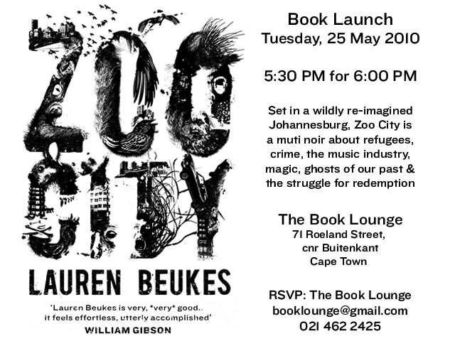 Lauren Beukes Book Launch